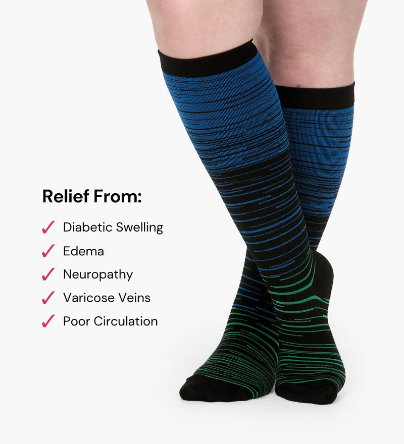 Onura™ Compression Socks (Stripes)